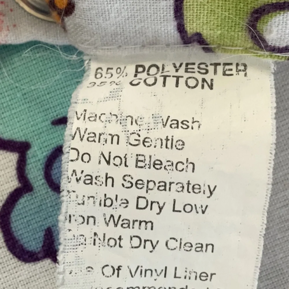 Cats and dogs shower curtain. Cotton poly blend.